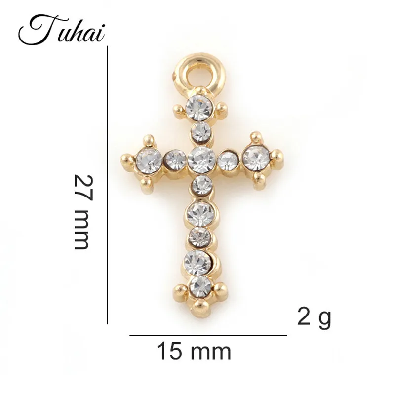 10pcs Silver Gold Color Crystal Crosses Charms Pendant for Women Necklace Bracelets Jewelry Making Lover Dangle Charm
10pcs Silver Gold Color Crystal Crosses Charms Pendant for Women Necklace Bracelets Jewelry Making Lover Dangle Charm