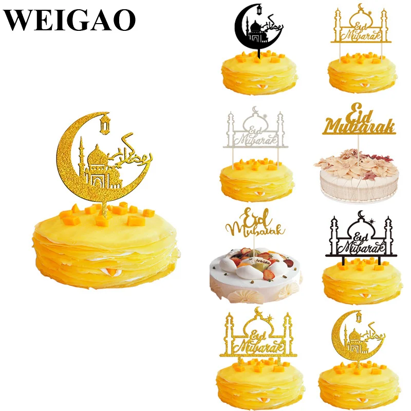 WEIGAO Ramadan Decoration Gold Moon Cake Toppers Cake Decor for Hajj Eid Mubarak Ramadan Party Decor Muslim Event Party Favors
WEIGAO Ramadan Decoration Gold Moon Cake Toppers Cake Decor for Hajj Eid Mubarak Ramadan Party Decor Muslim Event Party Favors