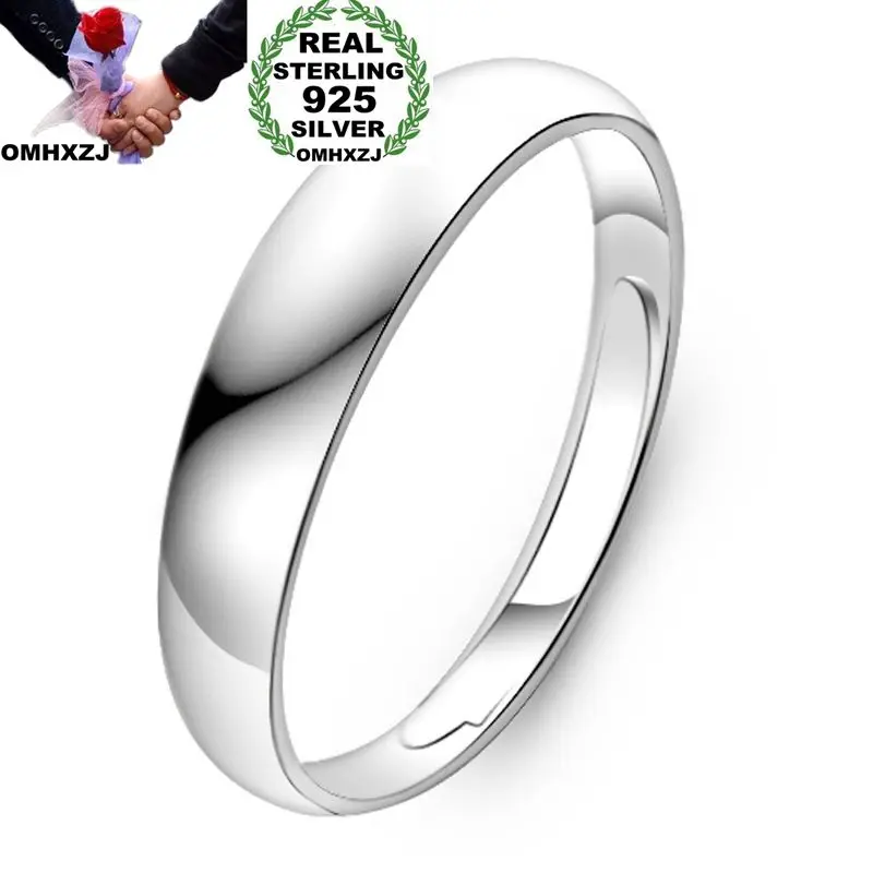 OMHXZJ Wholesale European Fashion Woman Man Party Wedding Gift Silver Simple Blankt Resizable 925 Sterling Silver Ring RR263
OMHXZJ Wholesale European Fashion Woman Man Party Wedding Gift Silver Simple Blankt Resizable 925 Sterling Silver Ring RR263