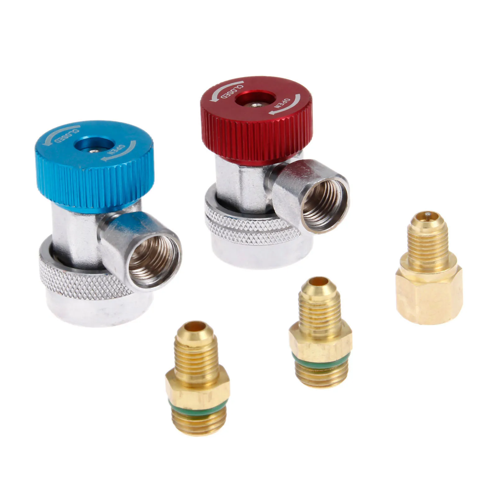 1Pair R134A AC Air Condition Adjustable Quick Coupler Refrigerant High Low Adapter Connector Manifold Gauge Set Car Accessories
1Pair R134A AC Air Condition Adjustable Quick Coupler Refrigerant High Low Adapter Connector Manifold Gauge Set Car Accessories