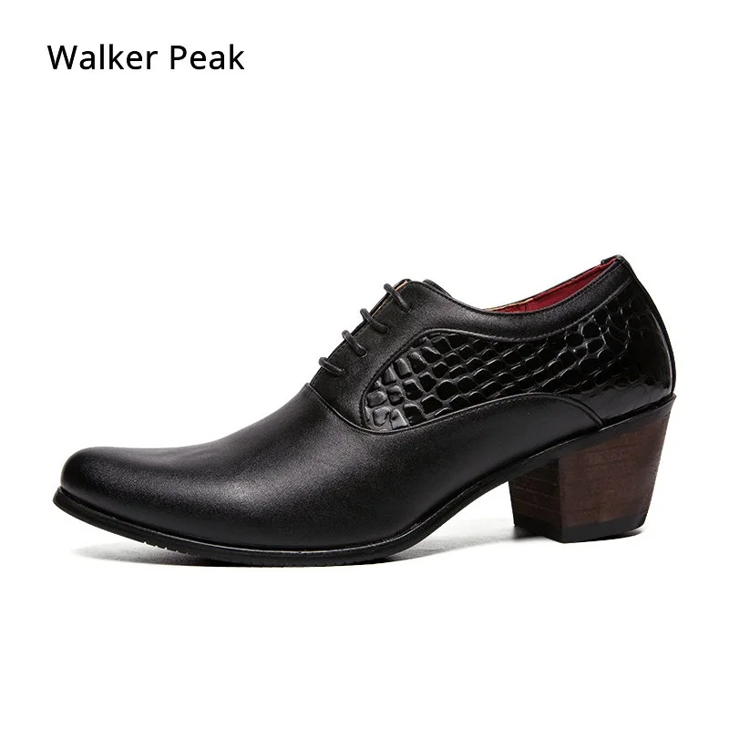 6cm Increase Men Dress Shoes Leather Black Formal Shoes Men Lace-Up Wedding Shoes Business 2019 Brand Fashion Walker Peak
6cm Increase Men Dress Shoes Leather Black Formal Shoes Men Lace-Up Wedding Shoes Business 2019 Brand Fashion Walker Peak