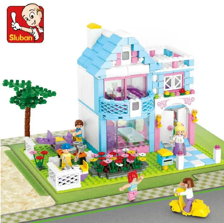 Sluban 0535 Girl Friend Pink Dream Series Building blocks Enlighten Brick Educational DIY girl Villa Toys
Sluban 0535 Girl Friend Pink Dream Series Building blocks Enlighten Brick Educational DIY girl Villa Toys
