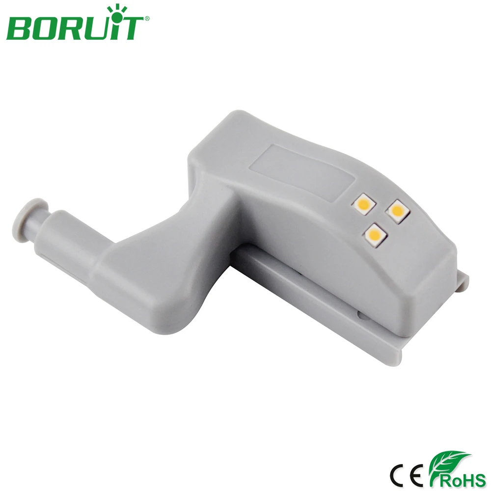 BORUiT LED Cabinet Light Sensor Night Light for Kitchen Bedroom Cabinet Inner Hinge Lamp Wireless Wardrobe Sensor Closet Light
BORUiT LED Cabinet Light Sensor Night Light for Kitchen Bedroom Cabinet Inner Hinge Lamp Wireless Wardrobe Sensor Closet Light