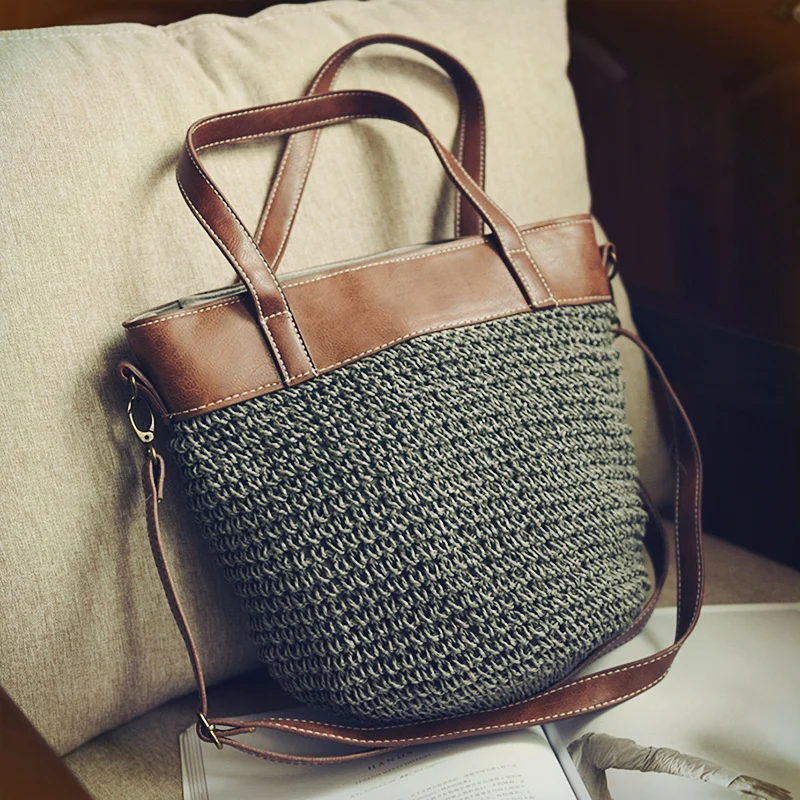 32x28CM 2017 New Boutique Holiday Female Bag Shoulder Messenger Bags Straw Pure Hand-woven Women's Bag A4150
32x28CM 2017 New Boutique Holiday Female Bag Shoulder Messenger Bags Straw Pure Hand-woven Women's Bag A4150