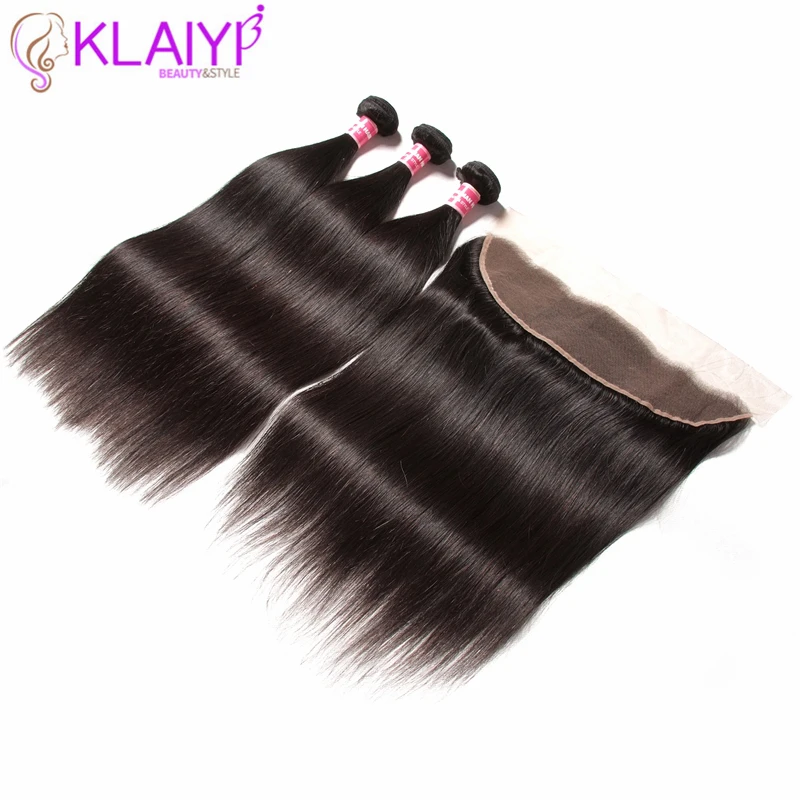 Klaiyi Peruvian Straight Hair 13*4 Lace Frontal Closure With Bundles Remy Human Hair 3 Bundles With Frontal Closure
Klaiyi Peruvian Straight Hair 13*4 Lace Frontal Closure With Bundles Remy Human Hair 3 Bundles With Frontal Closure
