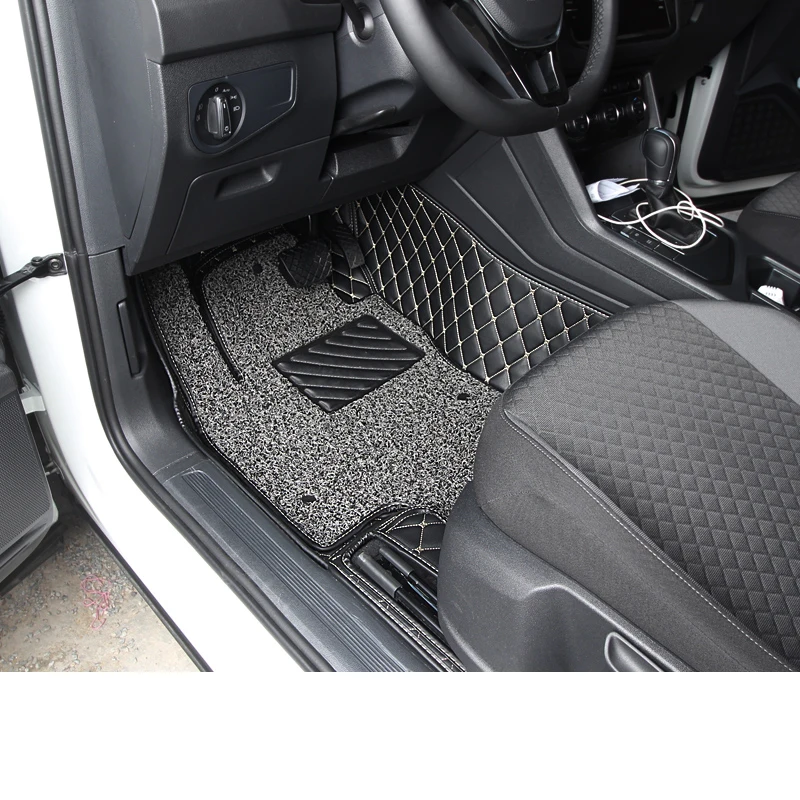 For Tiguan Second Generation 2017 2018 Leather plus wire ring floor mats auto foot Pads automobile carpet cover Car styling
For Tiguan Second Generation 2017 2018 Leather plus wire ring floor mats auto foot Pads automobile carpet cover Car styling