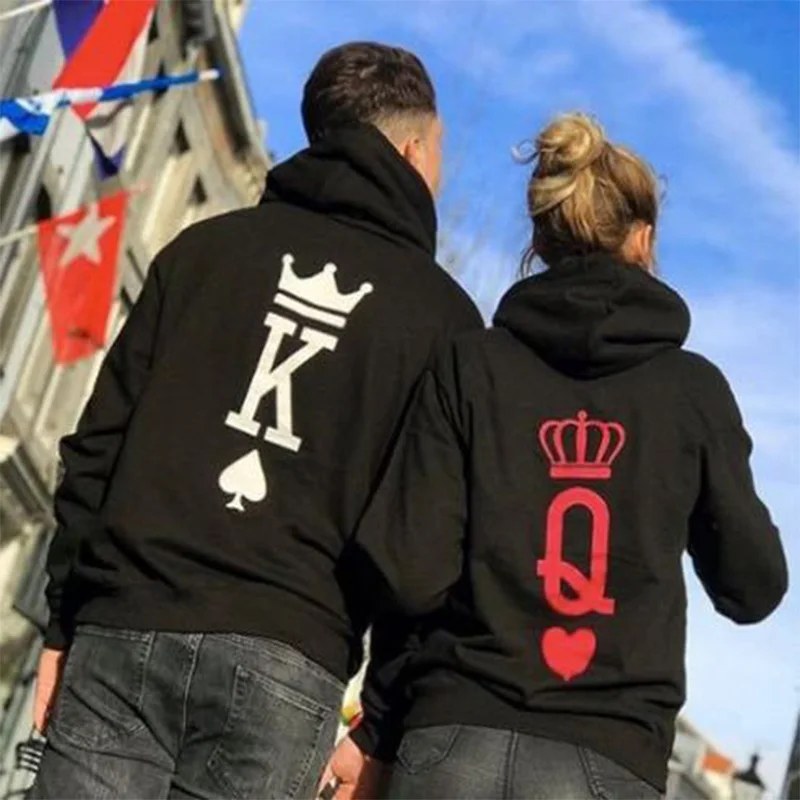 Cotton Casual Fashion Chic King and Queen Autumn Winter Long Sleeved Couple Hoodie Sweatshirt Women Hoodie Men Hoodie Clothes
Cotton Casual Fashion Chic King and Queen Autumn Winter Long Sleeved Couple Hoodie Sweatshirt Women Hoodie Men Hoodie Clothes