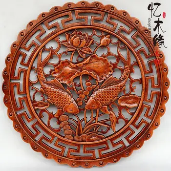 Dongyang wood carving wood carving Pendant camphor custom entrance wall decoration of Chinese antique crafts 58 round
Dongyang wood carving wood carving Pendant camphor custom entrance wall decoration of Chinese antique crafts 58 round
