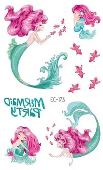 Waterproof Temporary Tatoo Fake Tattoo Sticker Mermaid Party Kids Flash Tatto Tatouage Temporaire Hand Foot For Girl Children
Waterproof Temporary Tatoo Fake Tattoo Sticker Mermaid Party Kids Flash Tatto Tatouage Temporaire Hand Foot For Girl Children