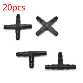 20Pcs Sprinkler Irrigation 1/4 Inch Barb Tee Water Hose Connectors Pipe Hose Fitting Joiner Drip System For 4mm/7mm Hose
20Pcs Sprinkler Irrigation 1/4 Inch Barb Tee Water Hose Connectors Pipe Hose Fitting Joiner Drip System For 4mm/7mm Hose