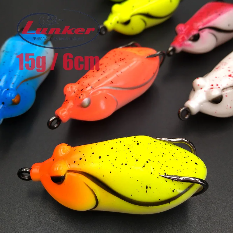 Lunker frog 15 г 6 см щука рыбацкая Рыбка рыболовная приманка искусственная мягкое