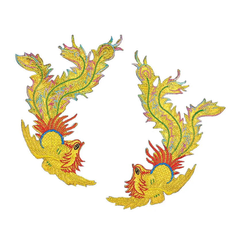 Phoenix Sequin Patches Iron on Sticker for clothing applique embroidery Patch for Jacket Sewing accessories 1Pair p173
Phoenix Sequin Patches Iron on Sticker for clothing applique embroidery Patch for Jacket Sewing accessories 1Pair p173