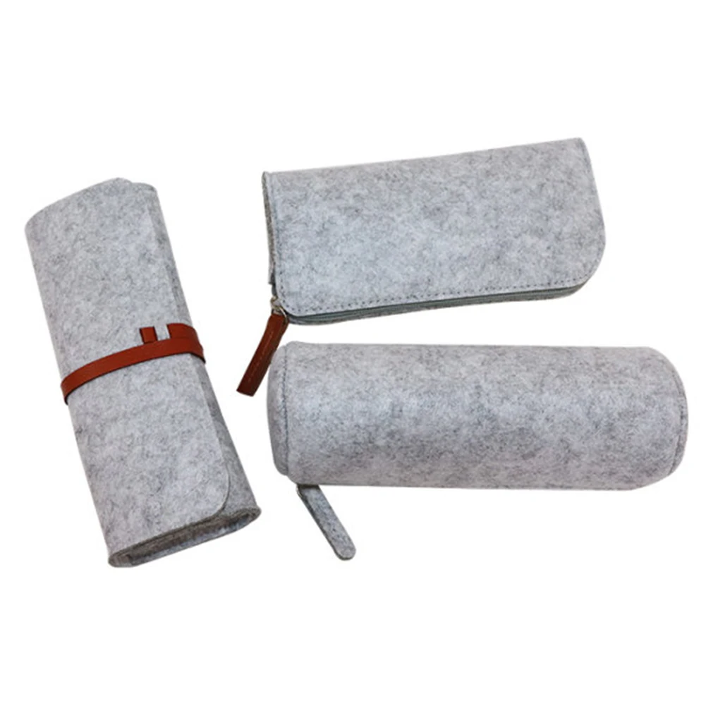 3pcs Felt Large Capacity Zipper Stationery Pouch School Solid Organizer Pen Case Students Pencil Bag
3pcs Felt Large Capacity Zipper Stationery Pouch School Solid Organizer Pen Case Students Pencil Bag