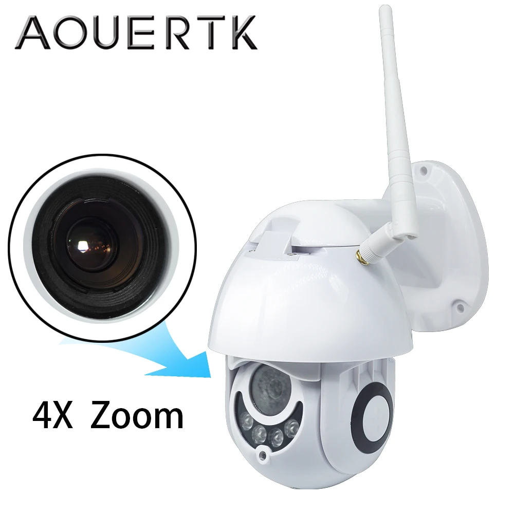 AOUERTK 4X Zoom PTZ 1080P IP Camera Wifi Outdoor Speed Dome Wireless Wifi Security Camera Pan Tilt Network CCTV Surveillance
AOUERTK 4X Zoom PTZ 1080P IP Camera Wifi Outdoor Speed Dome Wireless Wifi Security Camera Pan Tilt Network CCTV Surveillance