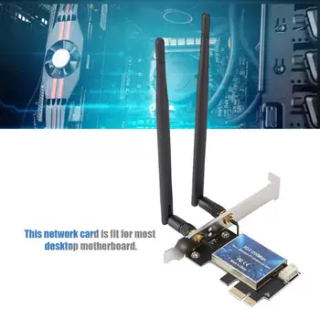 

New EDUP EP-9620 1200Mbps Bluetooth 4.1 Desktop PCIE Wireless Network Card for Win7/8.1/10