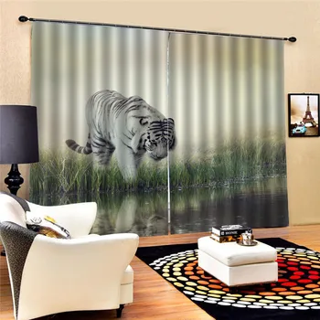 Tiger Print Luxury Decor Digital 3D Blackout Window Curtain Drapes For Living room Bedroom Hotel Tapestry Decorative Treatment
Tiger Print Luxury Decor Digital 3D Blackout Window Curtain Drapes For Living room Bedroom Hotel Tapestry Decorative Treatment