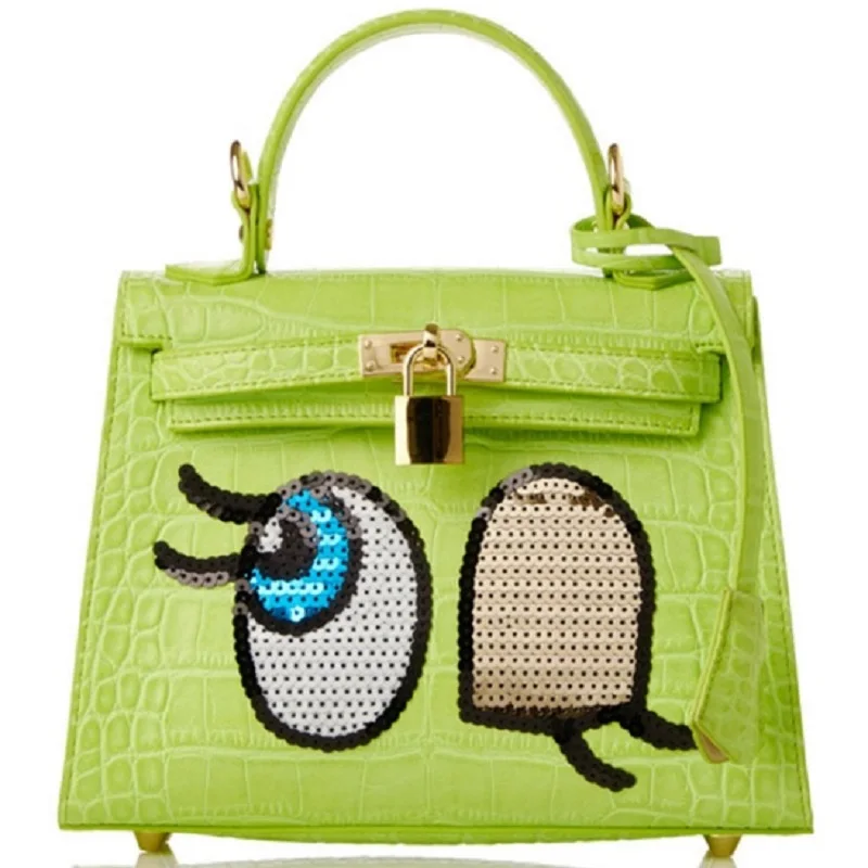 2019 new Korean women fashion platinum package blink eyes Crocodile pattern bags bag
2019 new Korean women fashion platinum package blink eyes Crocodile pattern bags bag