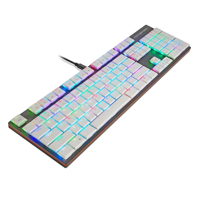 Wired Mechanical Keyboard With RGB Backlight Gamer USB Keyboards for PC Computer Gaming HSJ-19
Wired Mechanical Keyboard With RGB Backlight Gamer USB Keyboards for PC Computer Gaming HSJ-19