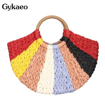 Gykaeo Luxury Handbags Women Bags Designer Braided Beach Tote Bag Ladies Straw Top Handle Handbag Large Capacity Shopping Bags
Gykaeo Luxury Handbags Women Bags Designer Braided Beach Tote Bag Ladies Straw Top Handle Handbag Large Capacity Shopping Bags