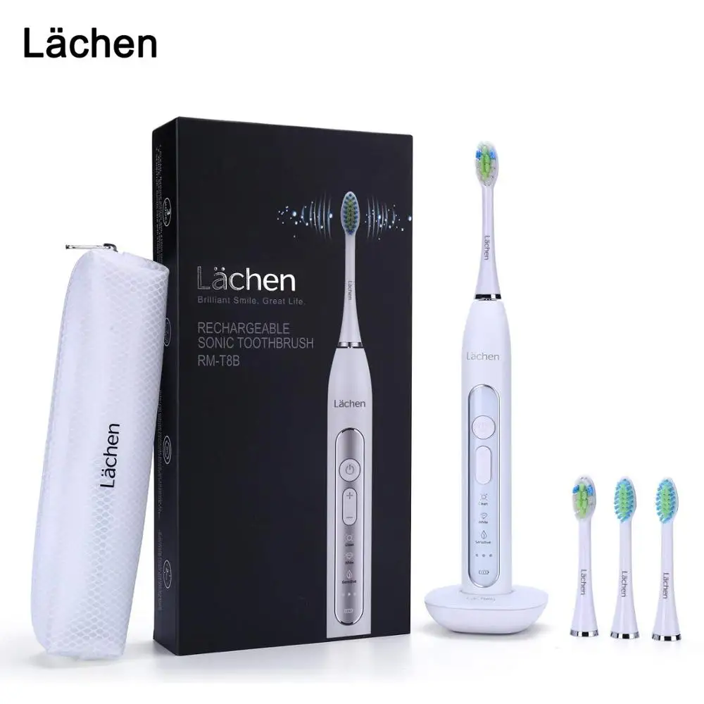 Lachen T8B Waterproof Electric Toothbrush USB Rechargeable Upgraded Sonic Electrric Toothbrush Ultrasonic Toothbrush
Lachen T8B Waterproof Electric Toothbrush USB Rechargeable Upgraded Sonic Electrric Toothbrush Ultrasonic Toothbrush
