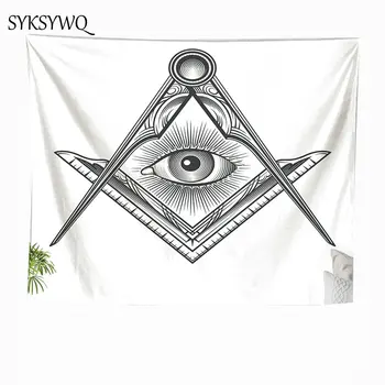 Compass ruler tapestry Hexagram Eye of Providence wall hanging carpet 2019 new Osiris eye wall blanket
Compass ruler tapestry Hexagram Eye of Providence wall hanging carpet 2019 new Osiris eye wall blanket