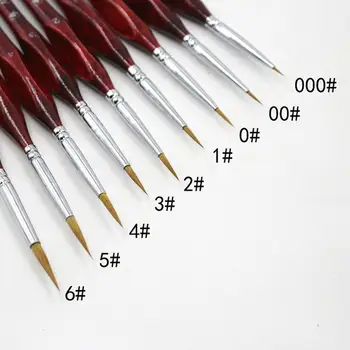 Hook Line Fine Professional Sable Hair Paint Brush Miniature Art Brushes for Drawing Gouache Oil Painting Brush Art Supplies r60
Hook Line Fine Professional Sable Hair Paint Brush Miniature Art Brushes for Drawing Gouache Oil Painting Brush Art Supplies r60