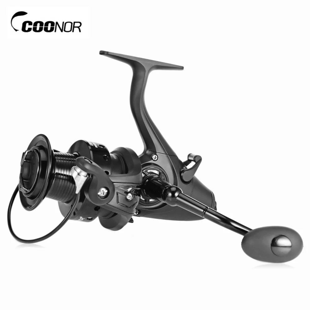 COONOR 11+1BB 5.1:1 Full Metal Fishing Reel WN5000/6000 Spinning Fishing Reel with Front Rear Drag Knob Suit All Fishing Rods
COONOR 11+1BB 5.1:1 Full Metal Fishing Reel WN5000/6000 Spinning Fishing Reel with Front Rear Drag Knob Suit All Fishing Rods