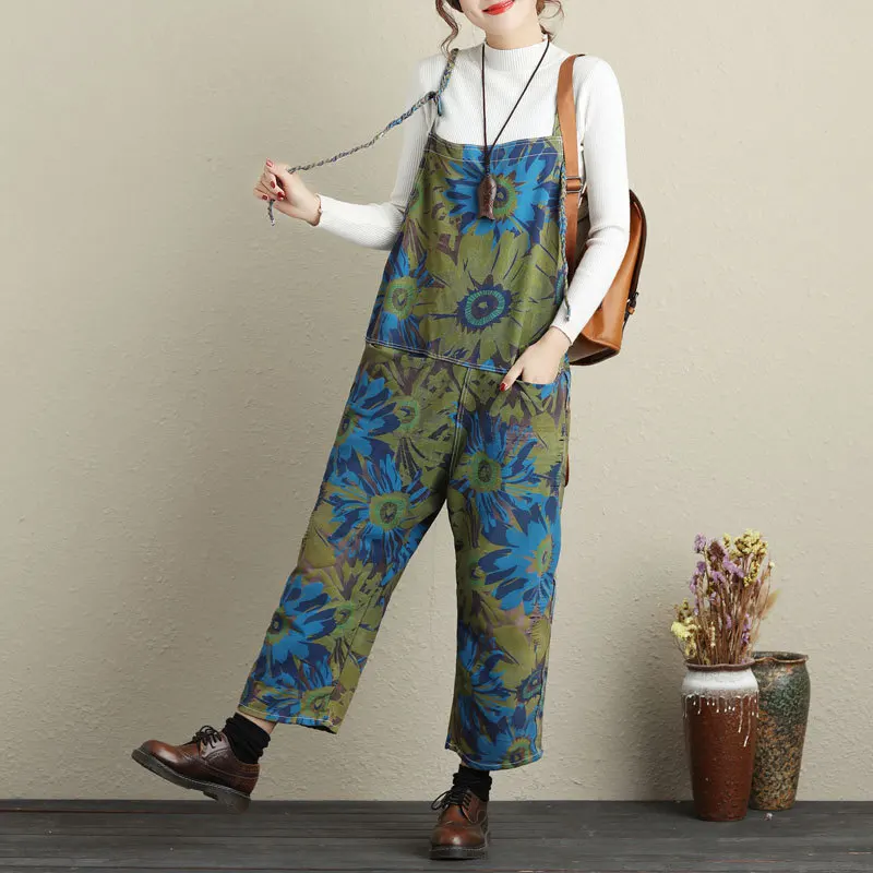 Bohemian Hippie Boho Retro Boyfriend Feminina Rasgada Overalls Vintage Print Wide Leg Denim Cotton Spring Women Loose Trousers
Bohemian Hippie Boho Retro Boyfriend Feminina Rasgada Overalls Vintage Print Wide Leg Denim Cotton Spring Women Loose Trousers