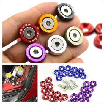 Car modification M6 screw engine license plate frame screw decoration fender battery guard number plate gasket parts
Car modification M6 screw engine license plate frame screw decoration fender battery guard number plate gasket parts
