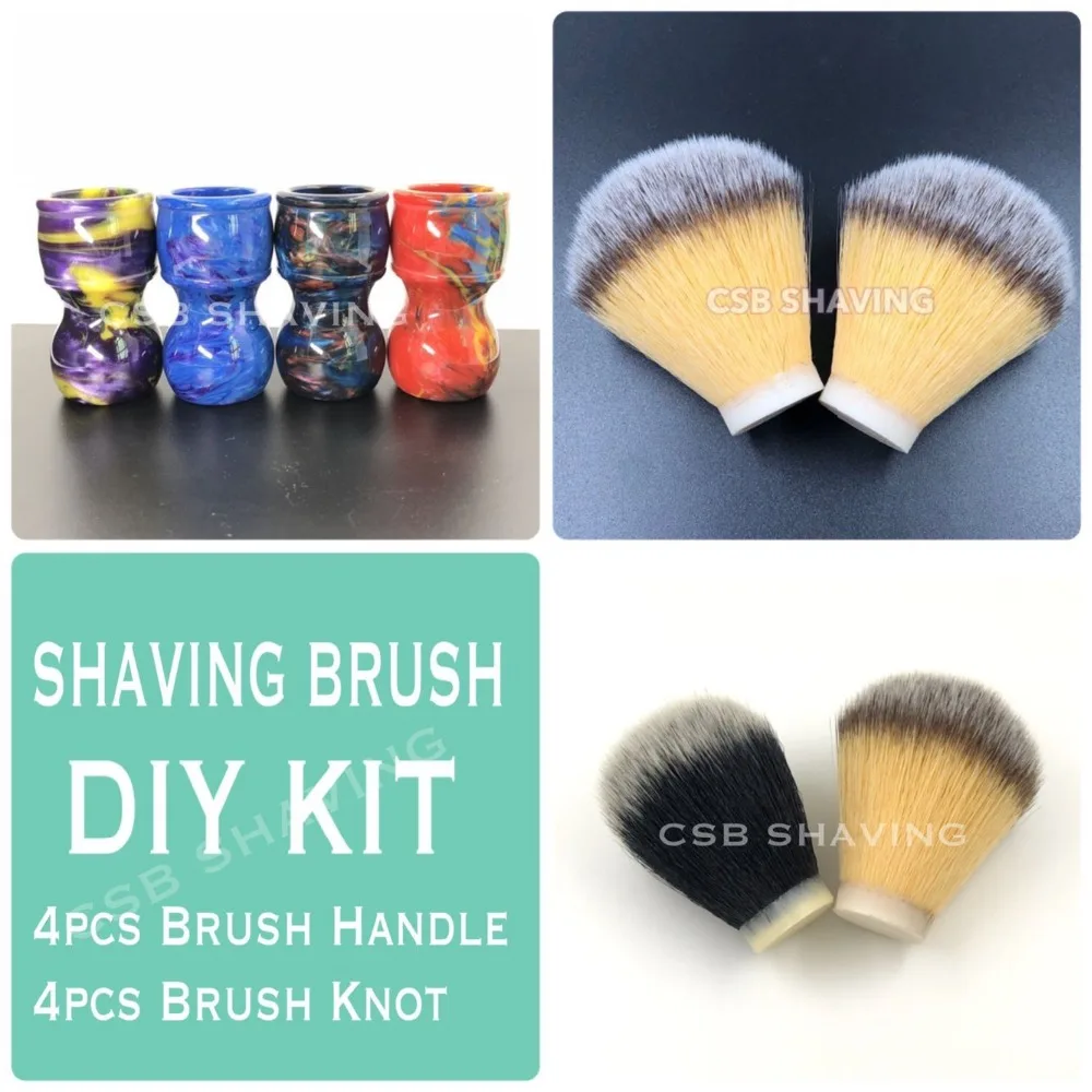 CSB DIY Shaving Brush Kit 24mm Synthetic Hair Resin Handle Barber Shop Accessories Hair Salon Tool
CSB DIY Shaving Brush Kit 24mm Synthetic Hair Resin Handle Barber Shop Accessories Hair Salon Tool