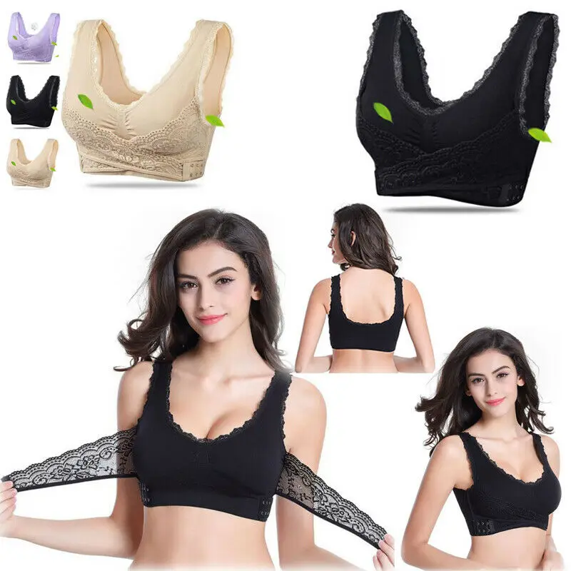 2019 Front Cross Side Buckle Wireless Lace Bra Breathable for Women Sport Daily Push Up
2019 Front Cross Side Buckle Wireless Lace Bra Breathable for Women Sport Daily Push Up