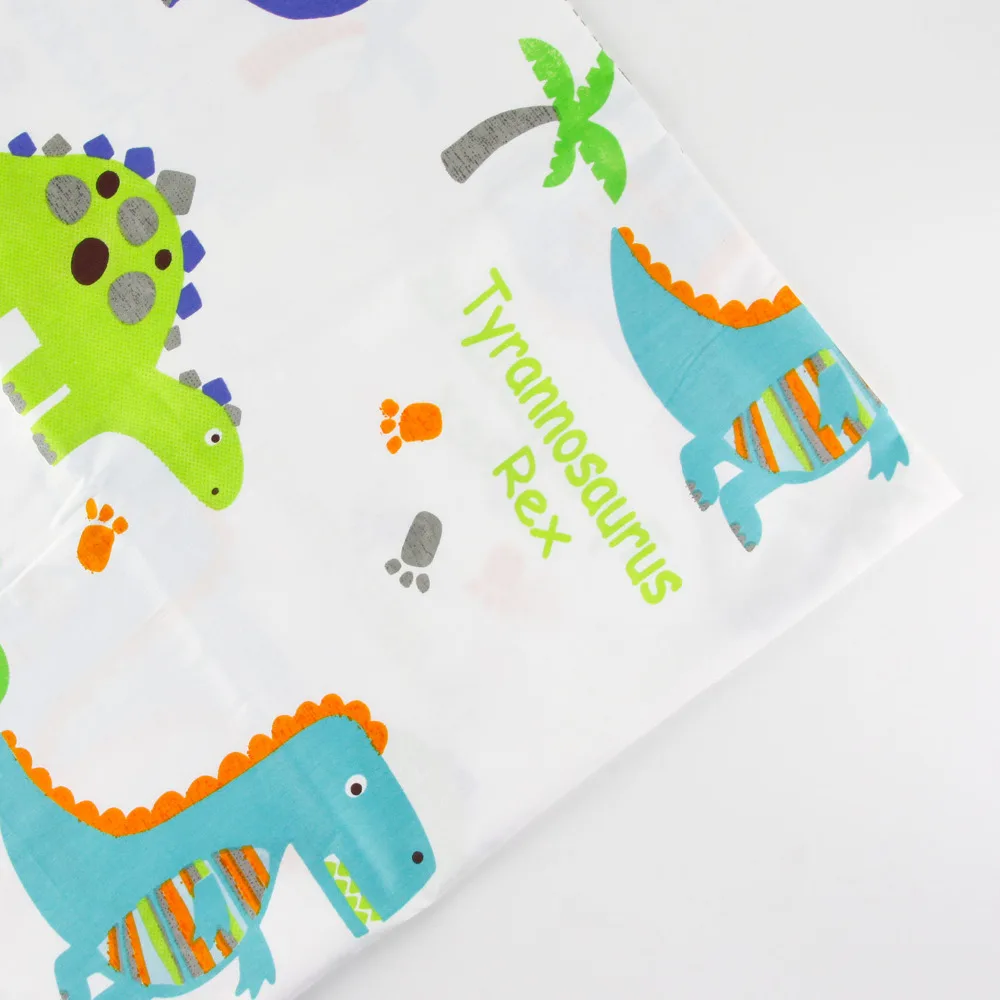 160cm x 50cm White cartoon Dinosaur print Boy's bedding fabric bundle DIY handmade sheet quilt cloth
160cm x 50cm White cartoon Dinosaur print Boy's bedding fabric bundle DIY handmade sheet quilt cloth