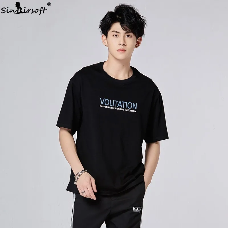 Men's Loose Casual T-shirt Solid Color Shirt Korean Street Skateboard T-shirt Printing High Quality 100% Cotton Men's Clothing
Men's Loose Casual T-shirt Solid Color Shirt Korean Street Skateboard T-shirt Printing High Quality 100% Cotton Men's Clothing