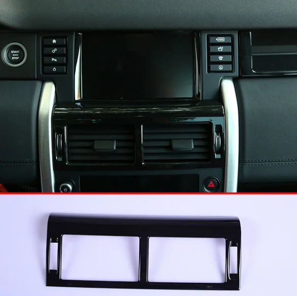 

ABS Gloss Black Center Console Air Conditioning Vent Frame Trim For Land rover Discovery Sport 2015-2018 Car-Styling Parts