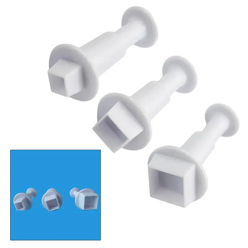 3pcs Plastics Square Plunger Mold Sugar Cookie Cutter Molds DIY Cake Baking Mold Embossed Mold Cake Decoration Tool Bakeware
3pcs Plastics Square Plunger Mold Sugar Cookie Cutter Molds DIY Cake Baking Mold Embossed Mold Cake Decoration Tool Bakeware