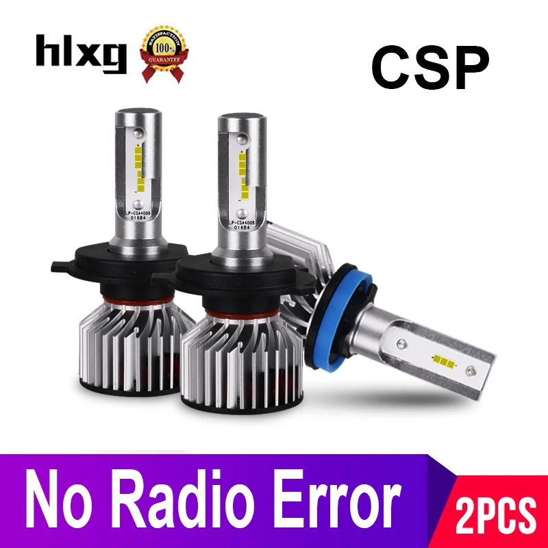 hlxg Mini H4 LED H7 H11 H8 HB4 H1 HB4 HB3 CSP Car Headlight Bulbs 8000LM 6000K 12V No Radio Inteference Anti EMC FM Flicker 36W
hlxg Mini H4 LED H7 H11 H8 HB4 H1 HB4 HB3 CSP Car Headlight Bulbs 8000LM 6000K 12V No Radio Inteference Anti EMC FM Flicker 36W