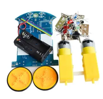 D2-1 DIY Kit Intelligent Tracking Line Smart Car Kit TT Motor Electronic DIY Kit Smart Patrol Automobile Parts DIY Electronic
D2-1 DIY Kit Intelligent Tracking Line Smart Car Kit TT Motor Electronic DIY Kit Smart Patrol Automobile Parts DIY Electronic