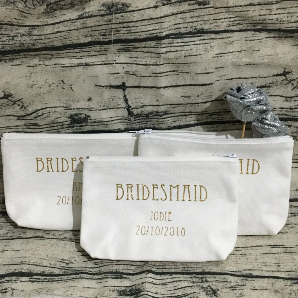 Personalized design set of 4 bridesmaid names makeup toiletry kits wedding Gift Make Up Bags Unique Gift for Bridal Party favors
Personalized design set of 4 bridesmaid names makeup toiletry kits wedding Gift Make Up Bags Unique Gift for Bridal Party favors