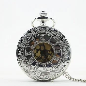 Vintage White Steel Roma Number Carved Steampunk Pocket Watch Quartz Necklace Pocket & Fob Watches Chain Men Women Clock
Vintage White Steel Roma Number Carved Steampunk Pocket Watch Quartz Necklace Pocket & Fob Watches Chain Men Women Clock