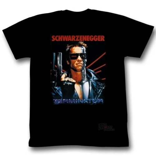 The Terminator Arnold Schwarzenegger Movie Poster Licensed Adult Shirt XS-XXXL men's top tees cotton t-shirt
The Terminator Arnold Schwarzenegger Movie Poster Licensed Adult Shirt XS-XXXL men's top tees cotton t-shirt
