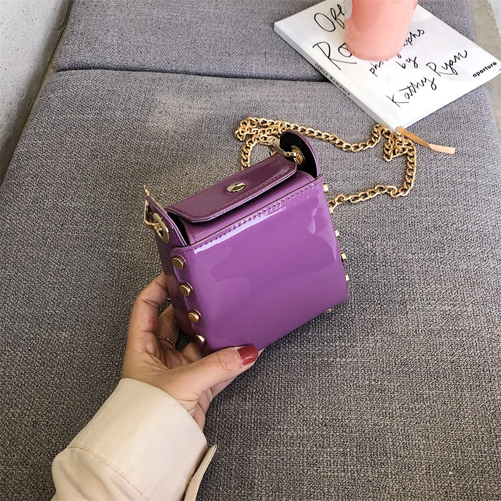 Bags For Women 2019 Fashion Chain Bags Pure Color Colorful Leather Small Square Pack Waterproof Messenger Crossbody Bag
Bags For Women 2019 Fashion Chain Bags Pure Color Colorful Leather Small Square Pack Waterproof Messenger Crossbody Bag