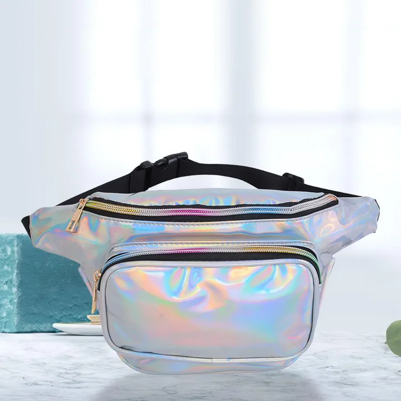 Adisputent Women Hologram Laser Waist Bag Fanny Pack Zipper Waterproof Shiny Neon Large Capacity Fashion Zipper Rainbow Bag 2019
Adisputent Women Hologram Laser Waist Bag Fanny Pack Zipper Waterproof Shiny Neon Large Capacity Fashion Zipper Rainbow Bag 2019