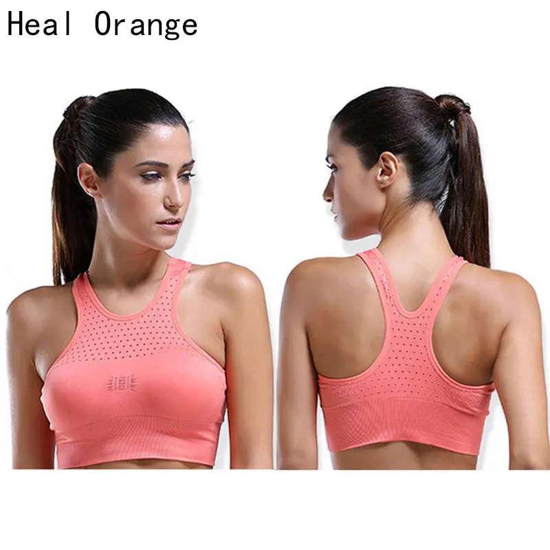 HEAL ORANGE Yoga Shirt Shockproof Yoga Bra Fitness Shirt Women Body Shapers Women Shirt Womens Sportswear Gym Running Wear Women
HEAL ORANGE Yoga Shirt Shockproof Yoga Bra Fitness Shirt Women Body Shapers Women Shirt Womens Sportswear Gym Running Wear Women