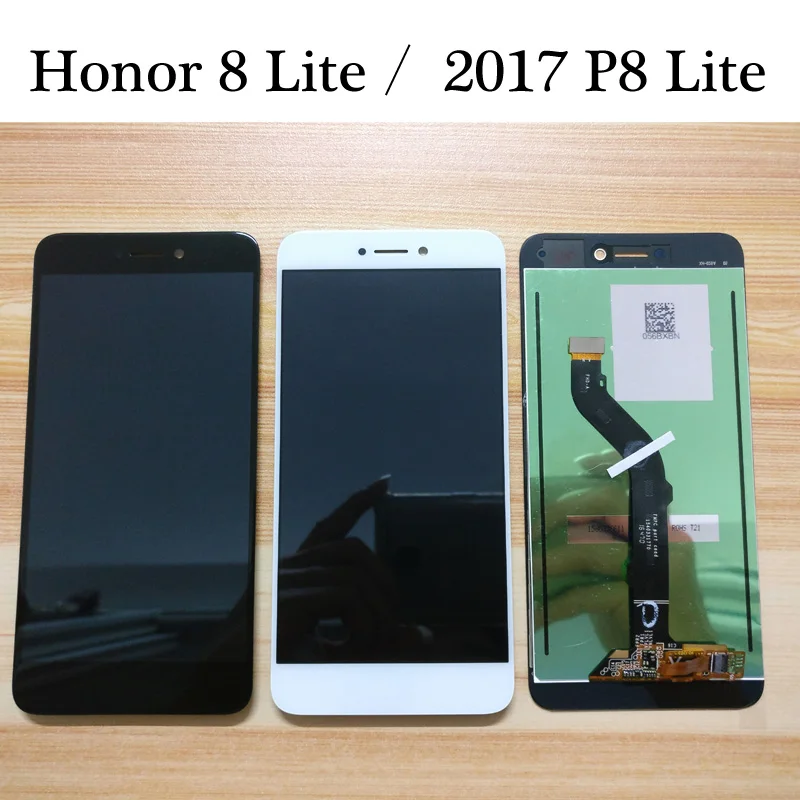 Для Huawei P8 Lite 2017 PRA-LA1 LX1 LX3 / honor 8 lite WAS-LX1A PRA-LX2 WAS-AL00 PRA-LT10 ЖК-дисплей сенсорный экран