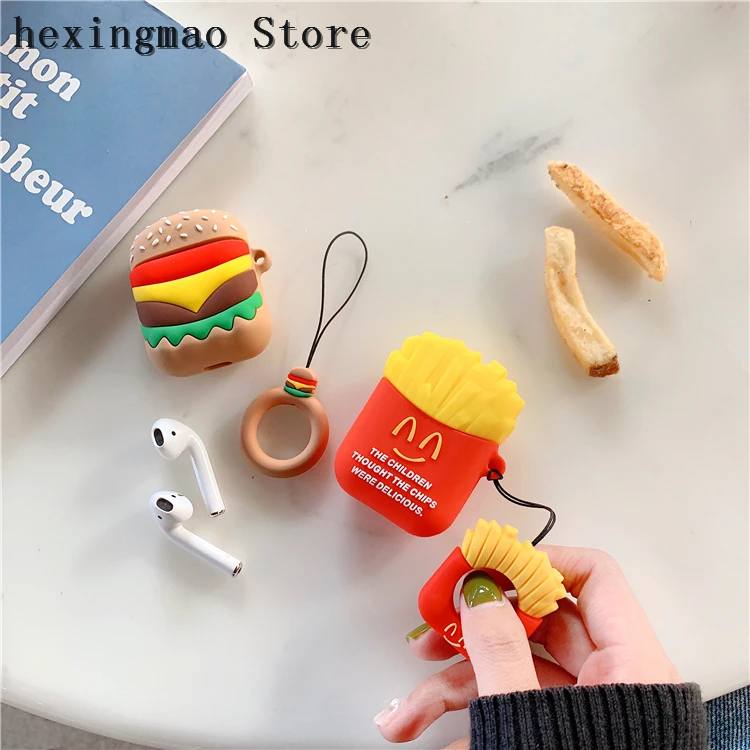 Colorful Cute hamburger Couples wireless For iPhone airpods For iPhone headset Case Couples Soft tpu Cover Cases With the ring
Colorful Cute hamburger Couples wireless For iPhone airpods For iPhone headset Case Couples Soft tpu Cover Cases With the ring