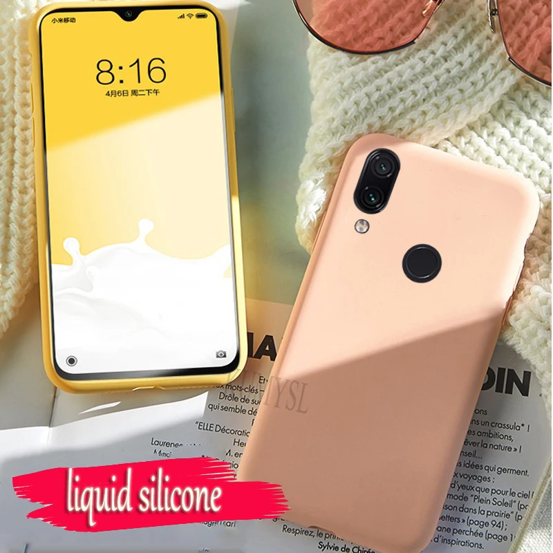 

Case For Redmi K20 Note 7 Pro 7S Go 6 6A Case Shockproof Liquid Silicone Case For Xiaomi Mi 9t Mi 8 9 SE A2 Lite 6X Soft Cover