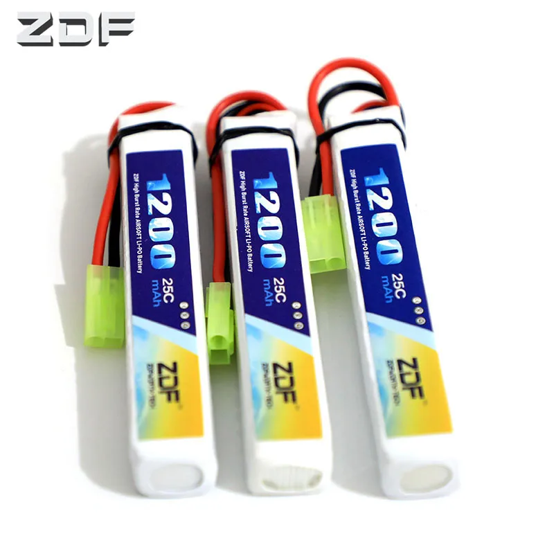 1pcs ZDF Power RC Lipo battery 11.1V 1200MAH 25C 50C 3S AKKU Mini Airsoft Gun Battery RC model
1pcs ZDF Power RC Lipo battery 11.1V 1200MAH 25C 50C 3S AKKU Mini Airsoft Gun Battery RC model
