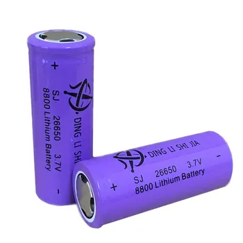 DING LI SHI JIA 4pcs 26650 lithium Battery 3.7V Rechargeable Battery 8800mAhLi-ion Battery for Headlights Flashlight Battery
DING LI SHI JIA 4pcs 26650 lithium Battery 3.7V Rechargeable Battery 8800mAhLi-ion Battery for Headlights Flashlight Battery