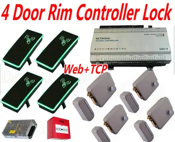 4 Glass Rim Lock Controller full Kit Web IP Control Access Controller board +4 RFID Card reader+4 Electro rim Lock+Power+button
4 Glass Rim Lock Controller full Kit Web IP Control Access Controller board +4 RFID Card reader+4 Electro rim Lock+Power+button