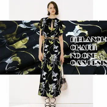 Bright high-end luxury jacquard knit material skirt dress shirt dress fabric cloth cloth
Bright high-end luxury jacquard knit material skirt dress shirt dress fabric cloth cloth